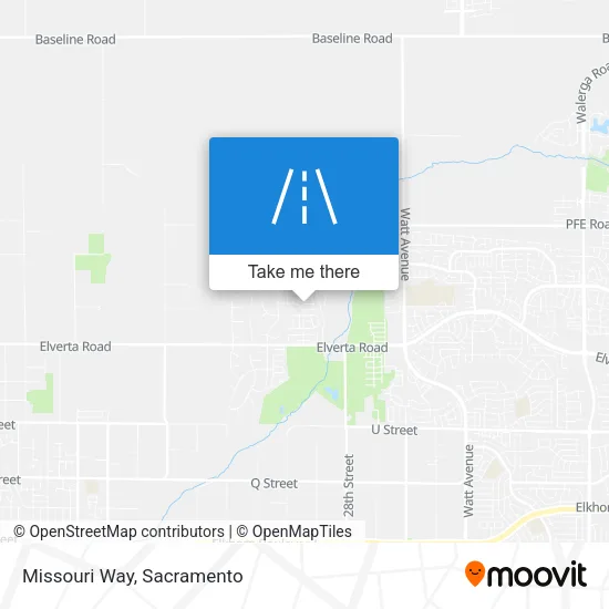 Missouri Way map