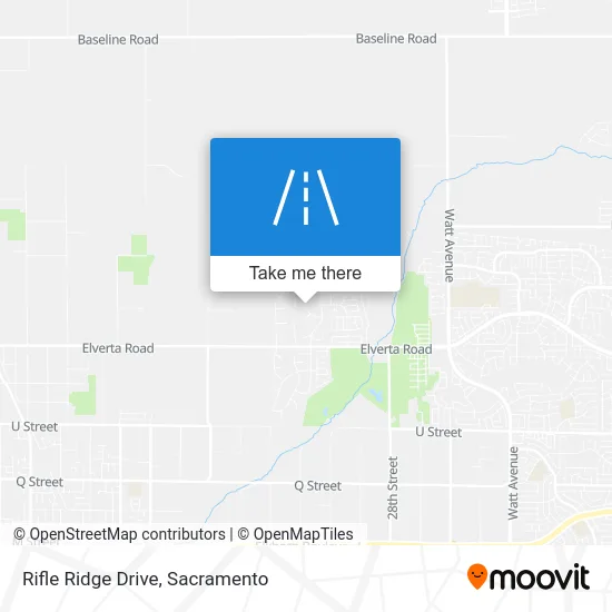 Rifle Ridge Drive map