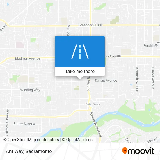 Ahl Way map
