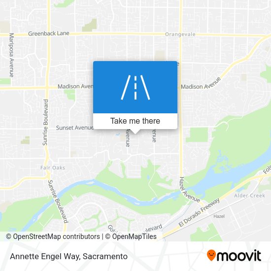 Annette Engel Way map