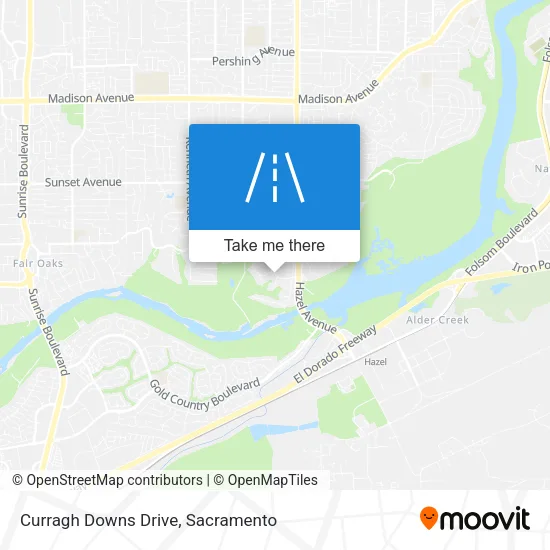 Curragh Downs Drive map