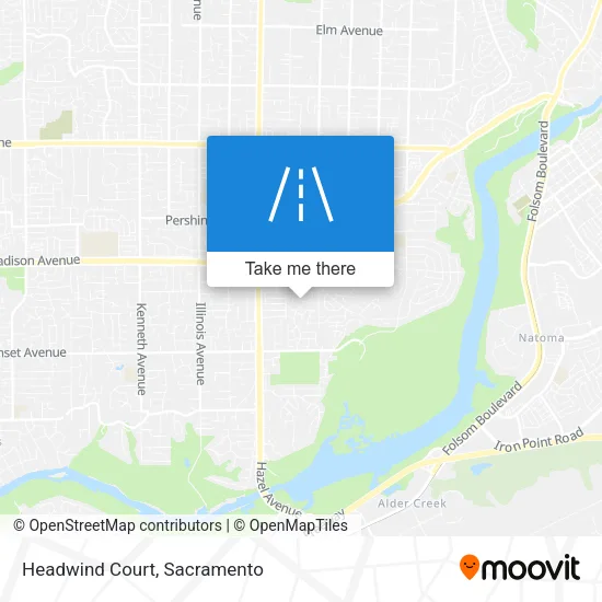Mapa de Headwind Court