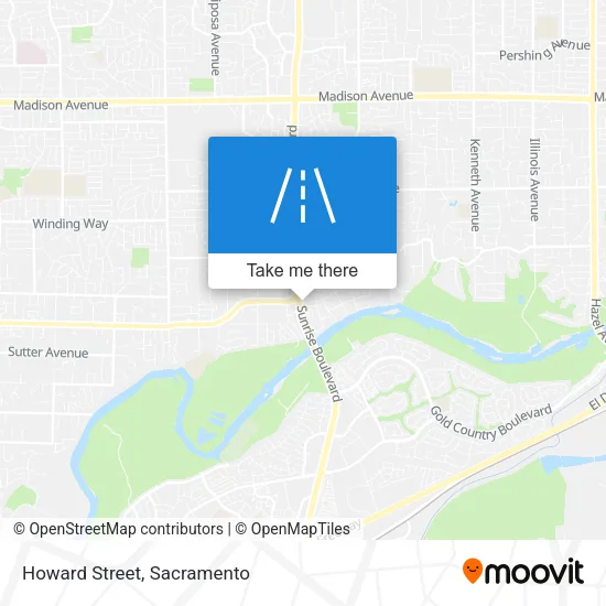 Howard Street map