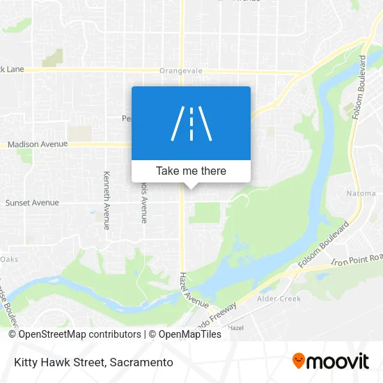 Mapa de Kitty Hawk Street
