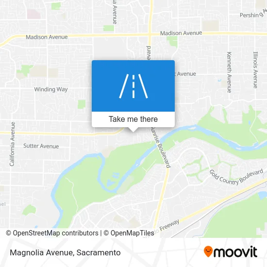 Magnolia Avenue map