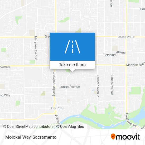 Molokai Way map