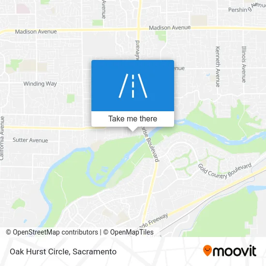 Oak Hurst Circle map