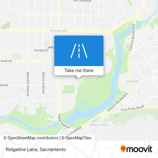 Mapa de Ridgeline Lane