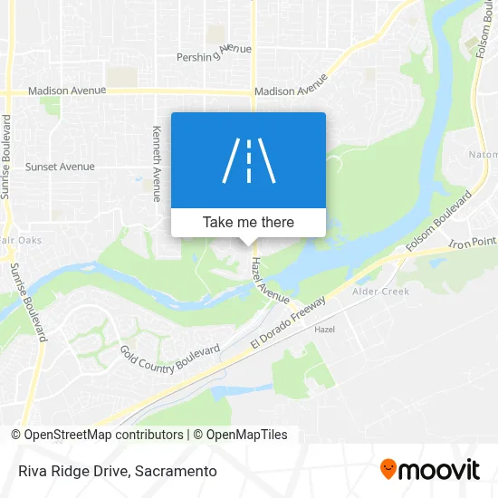 Riva Ridge Drive map