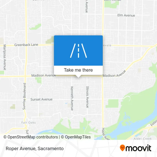 Roper Avenue map
