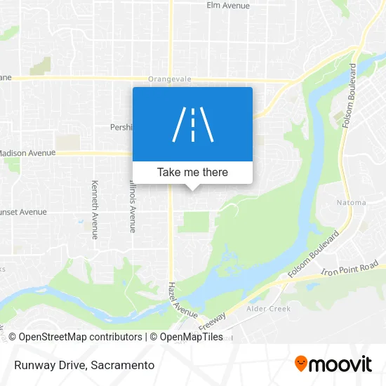 Mapa de Runway Drive