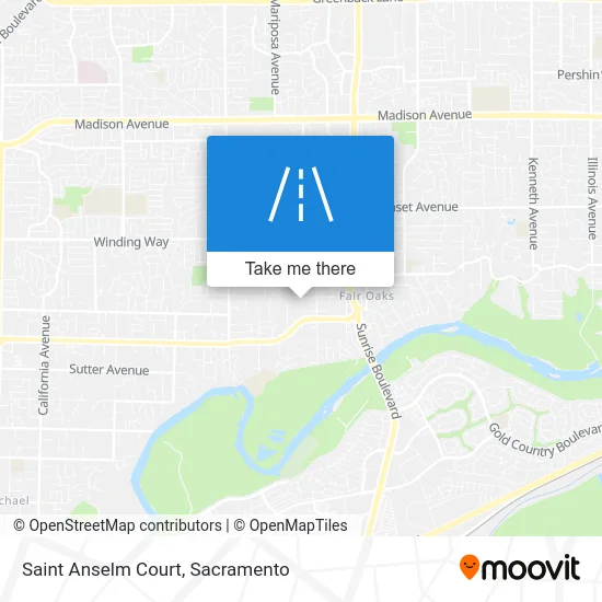 Saint Anselm Court map