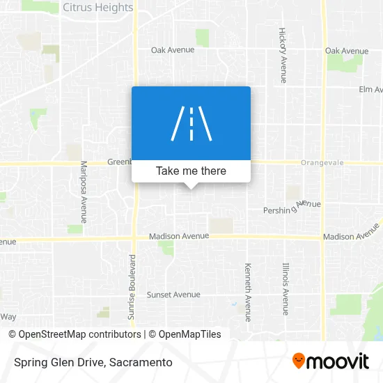 Spring Glen Drive map