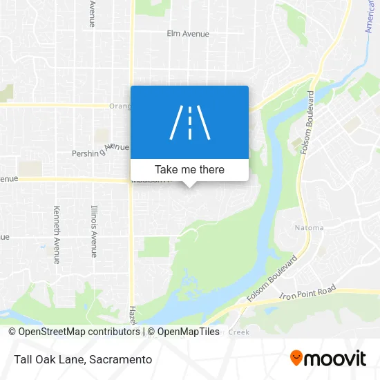 Tall Oak Lane map