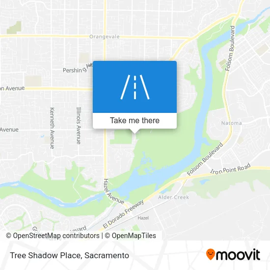 Mapa de Tree Shadow Place