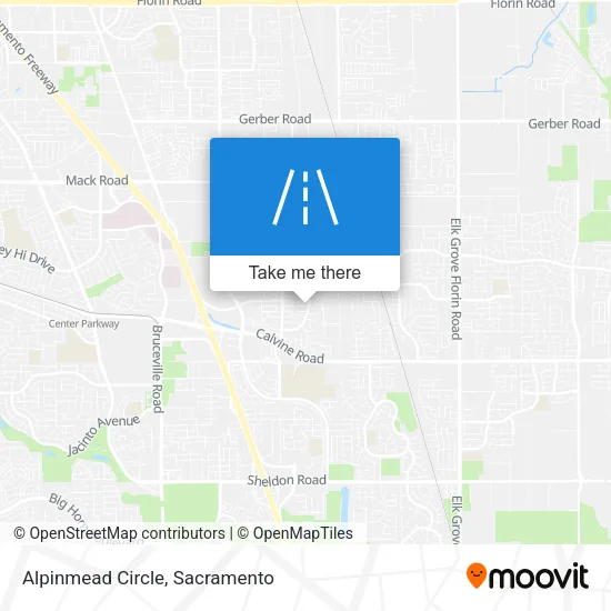 Alpinmead Circle map