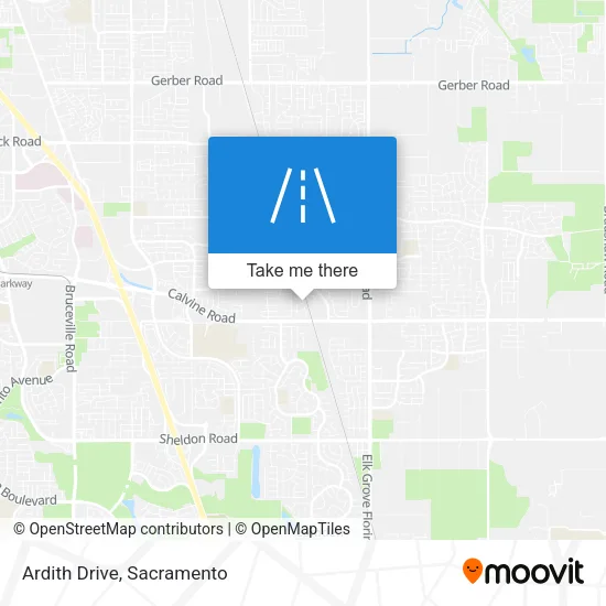 Ardith Drive map