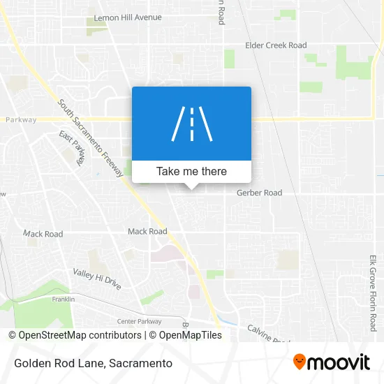 Golden Rod Lane map