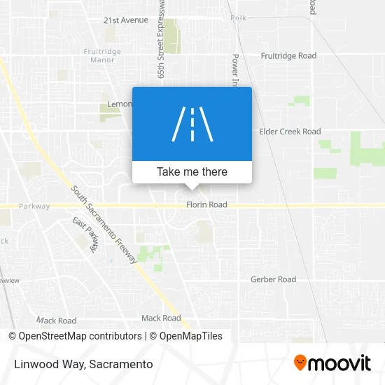 Mapa de Linwood Way