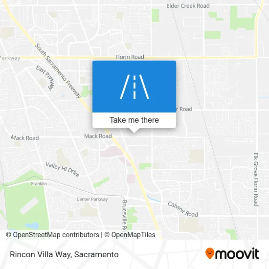 Rincon Villa Way map