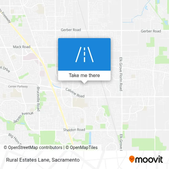 Rural Estates Lane map