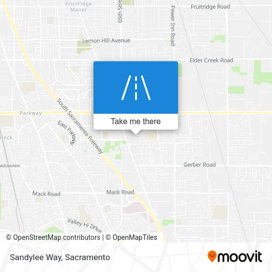 Mapa de Sandylee Way