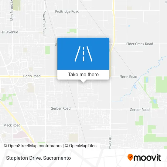 Stapleton Drive map