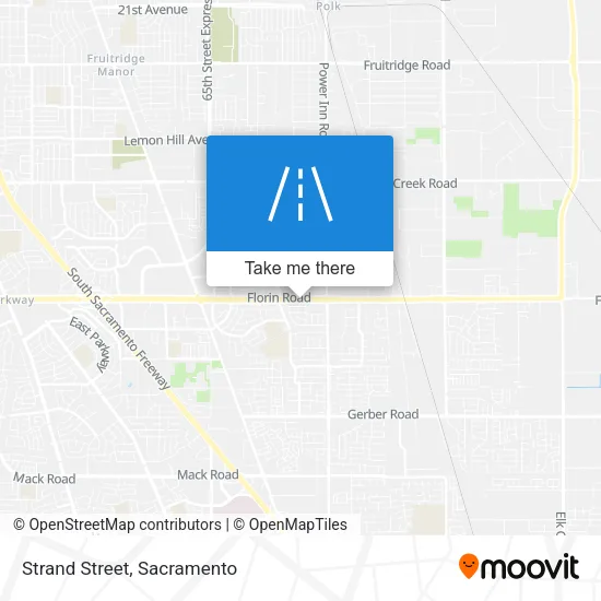 Mapa de Strand Street