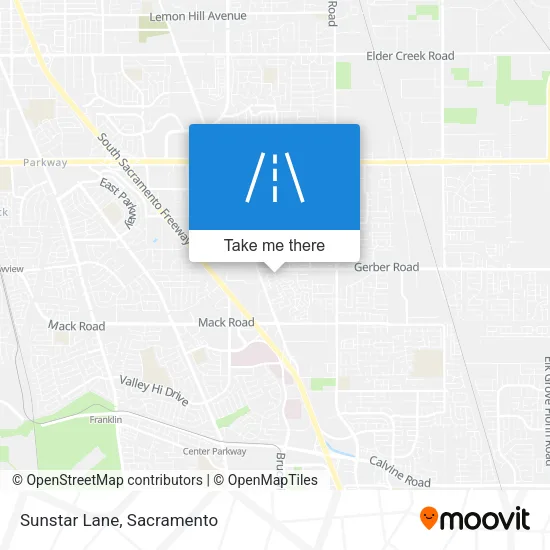 Sunstar Lane map