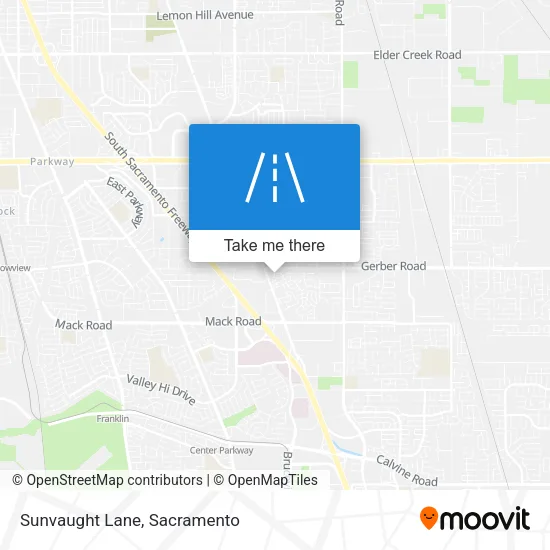 Sunvaught Lane map