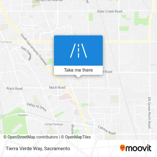 Tierra Verde Way map