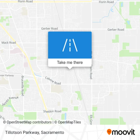 Tillotson Parkway map