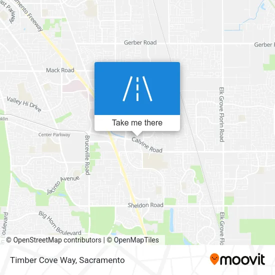 Timber Cove Way map
