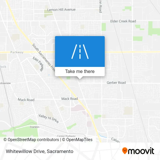 Whitewillow Drive map