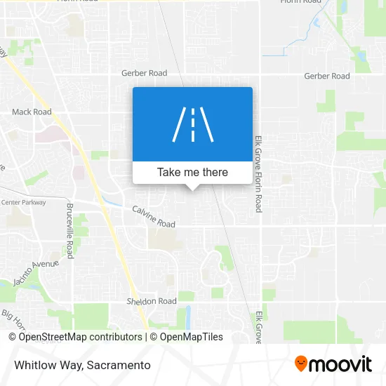 Whitlow Way map
