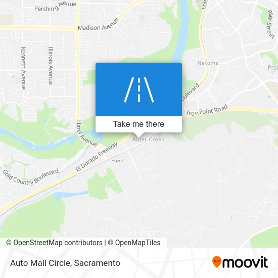 Auto Mall Circle map