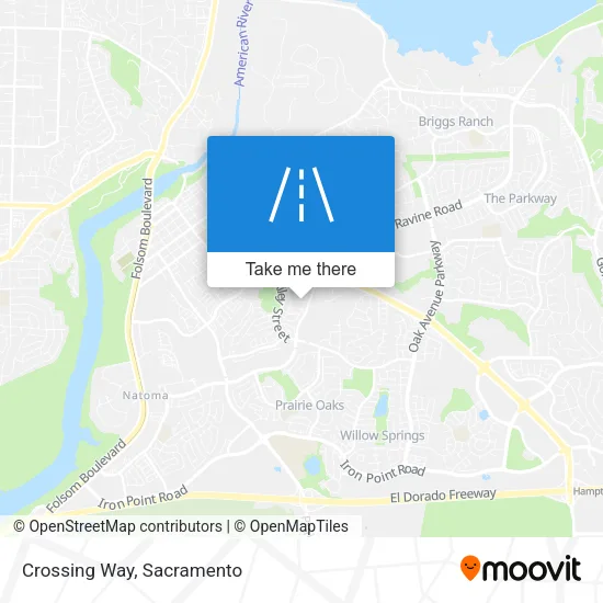 Crossing Way map
