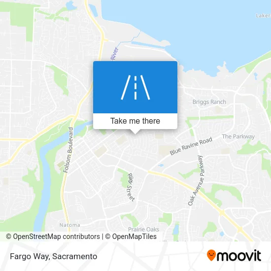 Fargo Way map