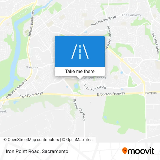 Mapa de Iron Point Road