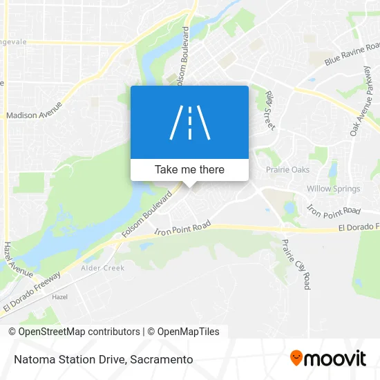 Natoma Station Drive map
