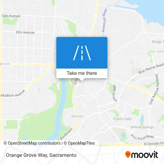 Mapa de Orange Grove Way