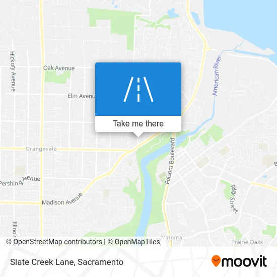 Slate Creek Lane map