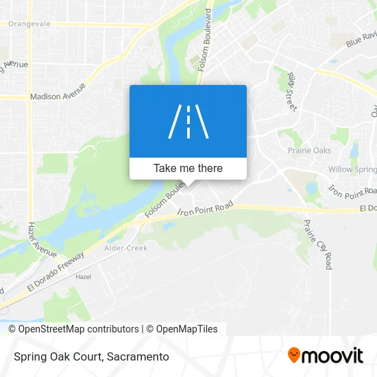 Spring Oak Court map