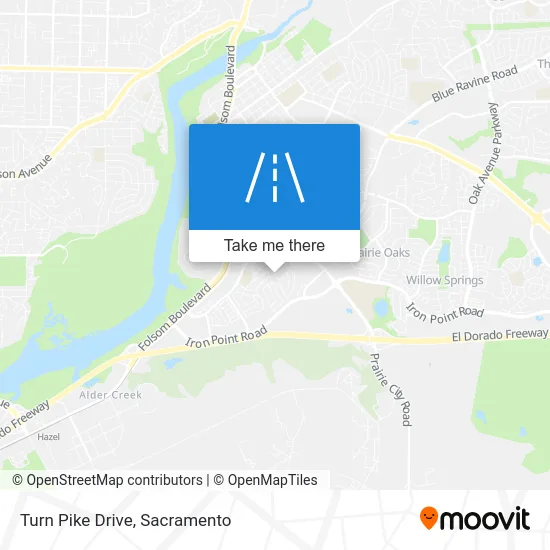 Turn Pike Drive map
