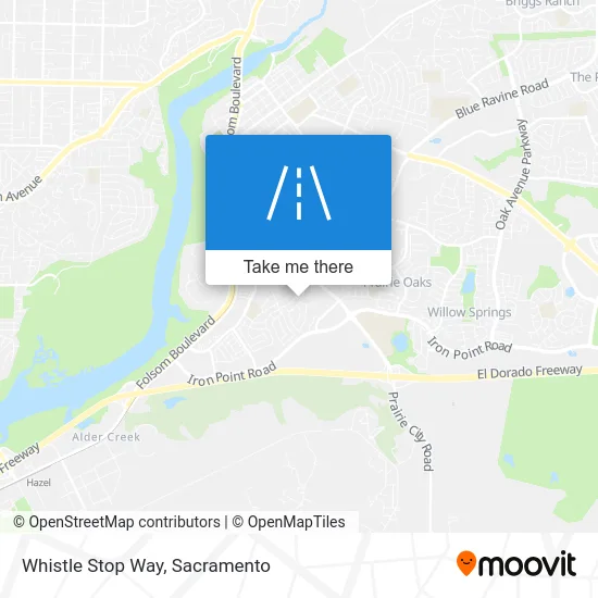 Mapa de Whistle Stop Way