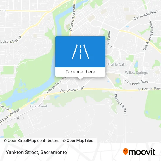 Yankton Street map