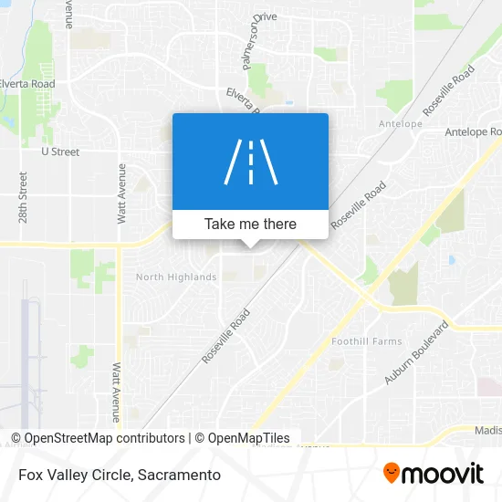 Fox Valley Circle map