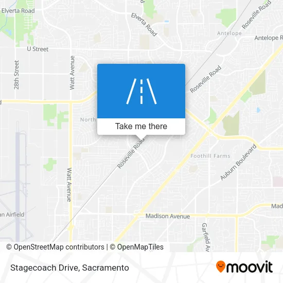 Stagecoach Drive map