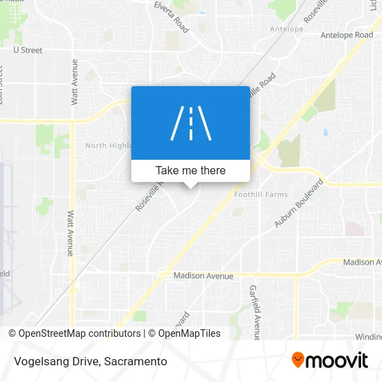 Vogelsang Drive map