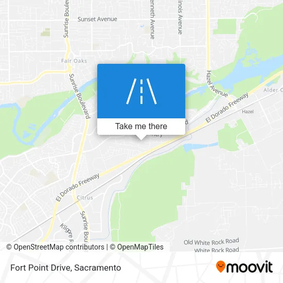 Fort Point Drive map